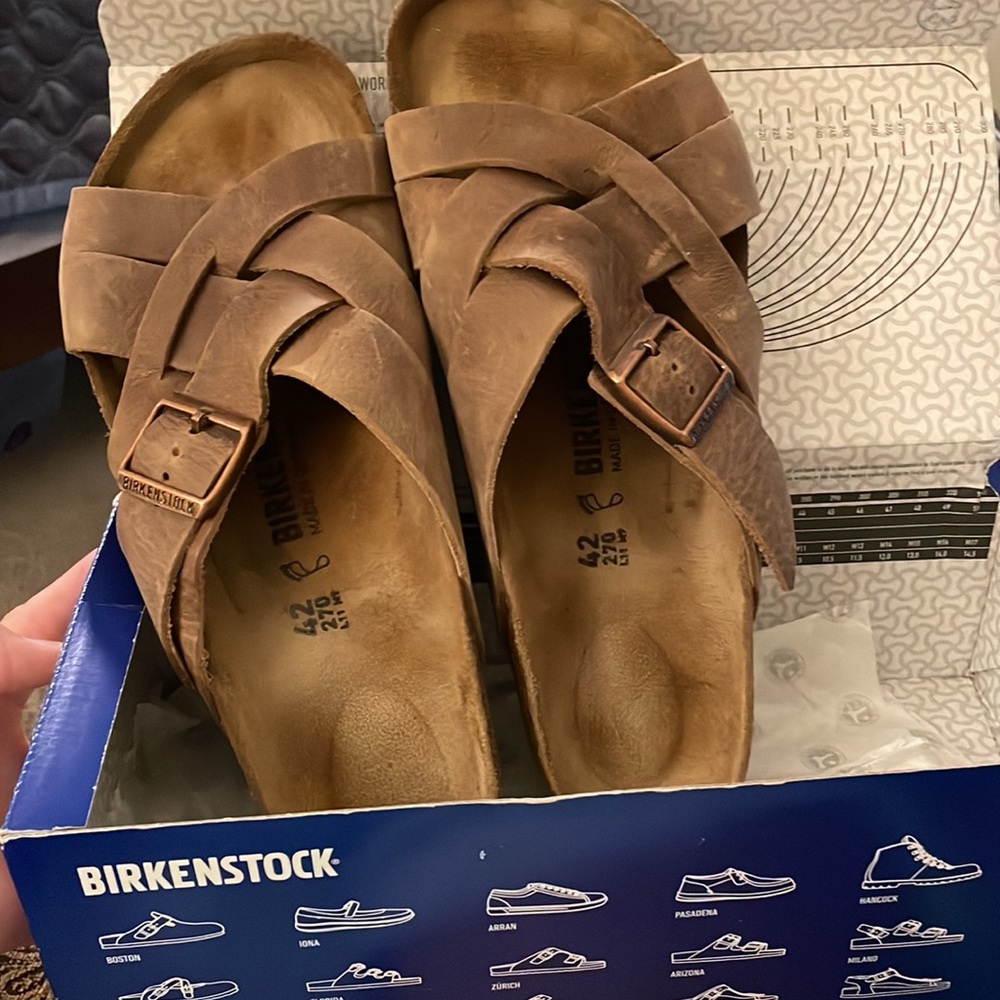 New Birkenstock Lugano Camberra Old Tobacco